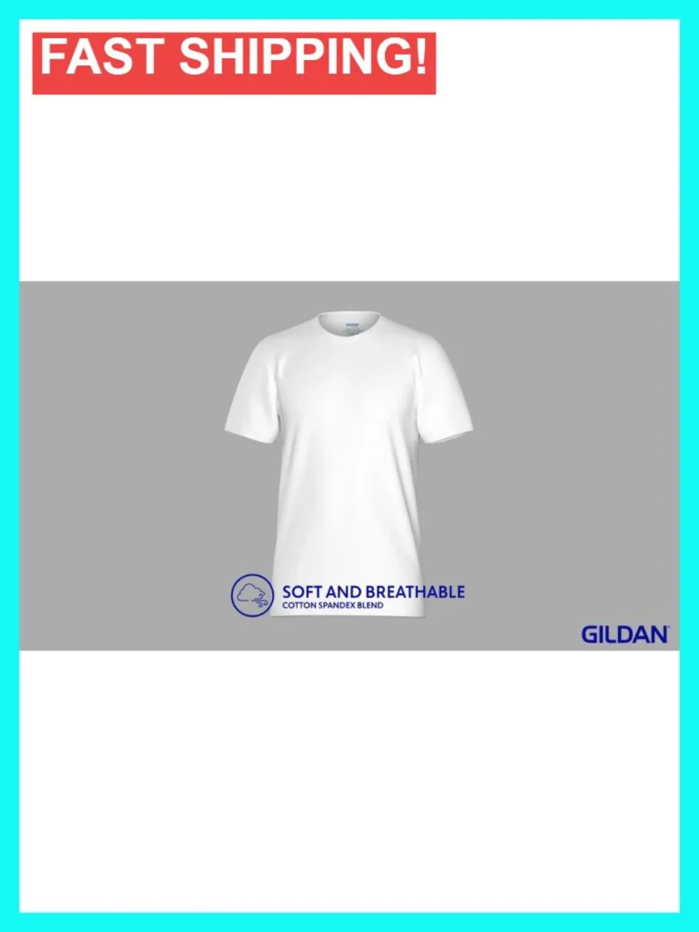 Cotton Stretch T-Shirts Multipack Soft Breathable Moisture Wicking Undershirts